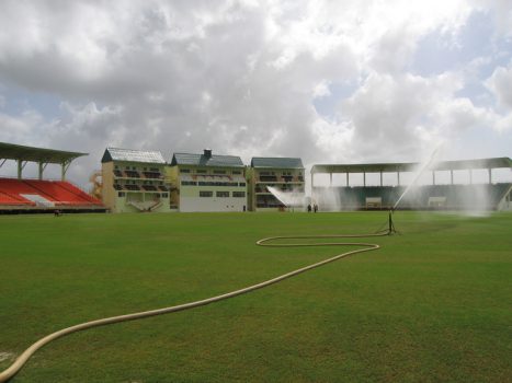 Providente Stadium, construído para a Copa do Mundo de Críquete, em Guiana.