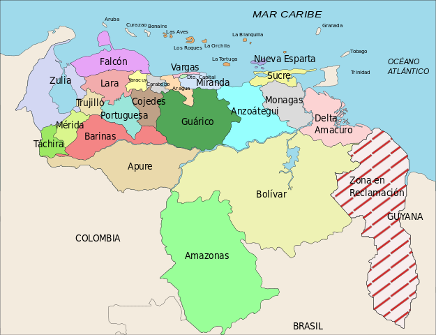Venezuelanos reconhecem Essequibo como "Zona en Reclamación".