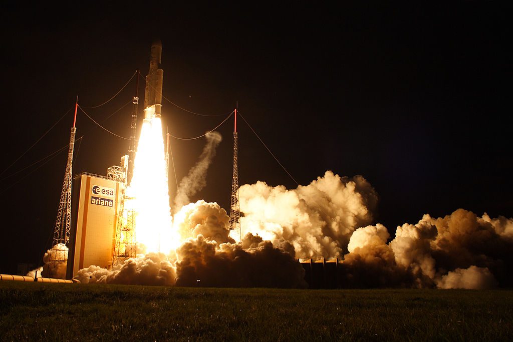 Centro Espacial de Kourou, na Guiana Francesa