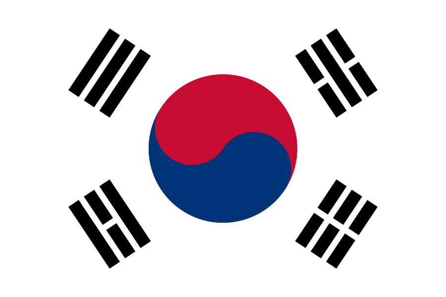 Bandeira da Coreia do Sul